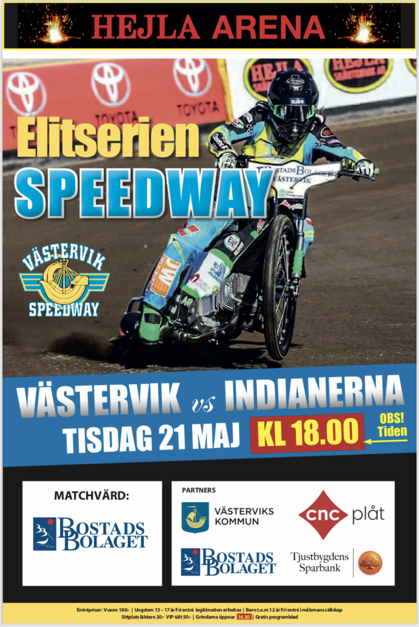 Västervik-Indianerna 190521