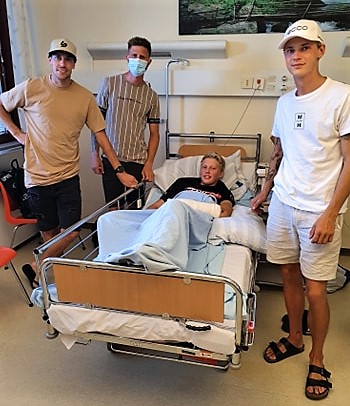 Sam, Mikkel, Noel, Mads.klar